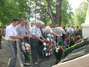 В д.Шауличи почтили память погибших во время Великой Отечественной войны